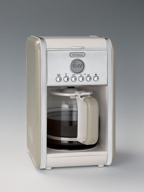 ARIETE - Vintage 12 Cup Drip Filter Coffee Maker - Cream - 1342/03 - Kitchenary