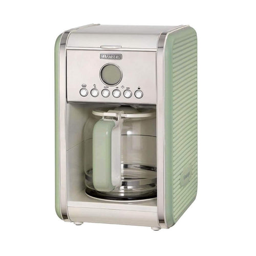 ARIETE - Vintage 12 Cup Drip Filter Coffee Maker - Green - 1342/04 - Kitchenary