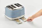 ARIETE - Vintage 4 Slice Toaster - Blue - 0156/05 - Kitchenary