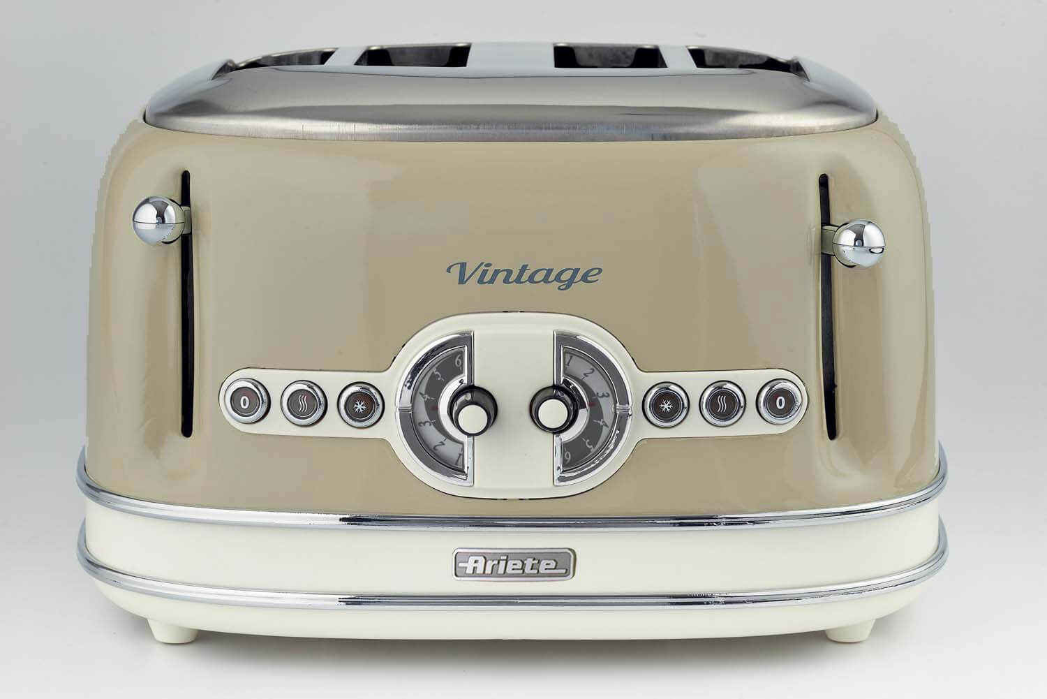 ARIETE - Vintage 4 Slice Toaster - Cream - 0156/03 - Kitchenary