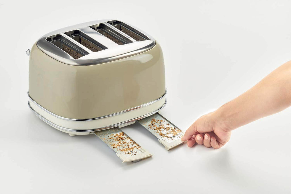 ARIETE - Vintage 4 Slice Toaster - Cream - 0156/03 - Kitchenary