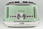 ARIETE - Vintage 4 Slice Toaster - Green - 0156/04 - Kitchenary