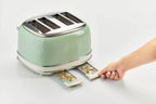 ARIETE - Vintage 4 Slice Toaster - Green - 0156/04 - Kitchenary
