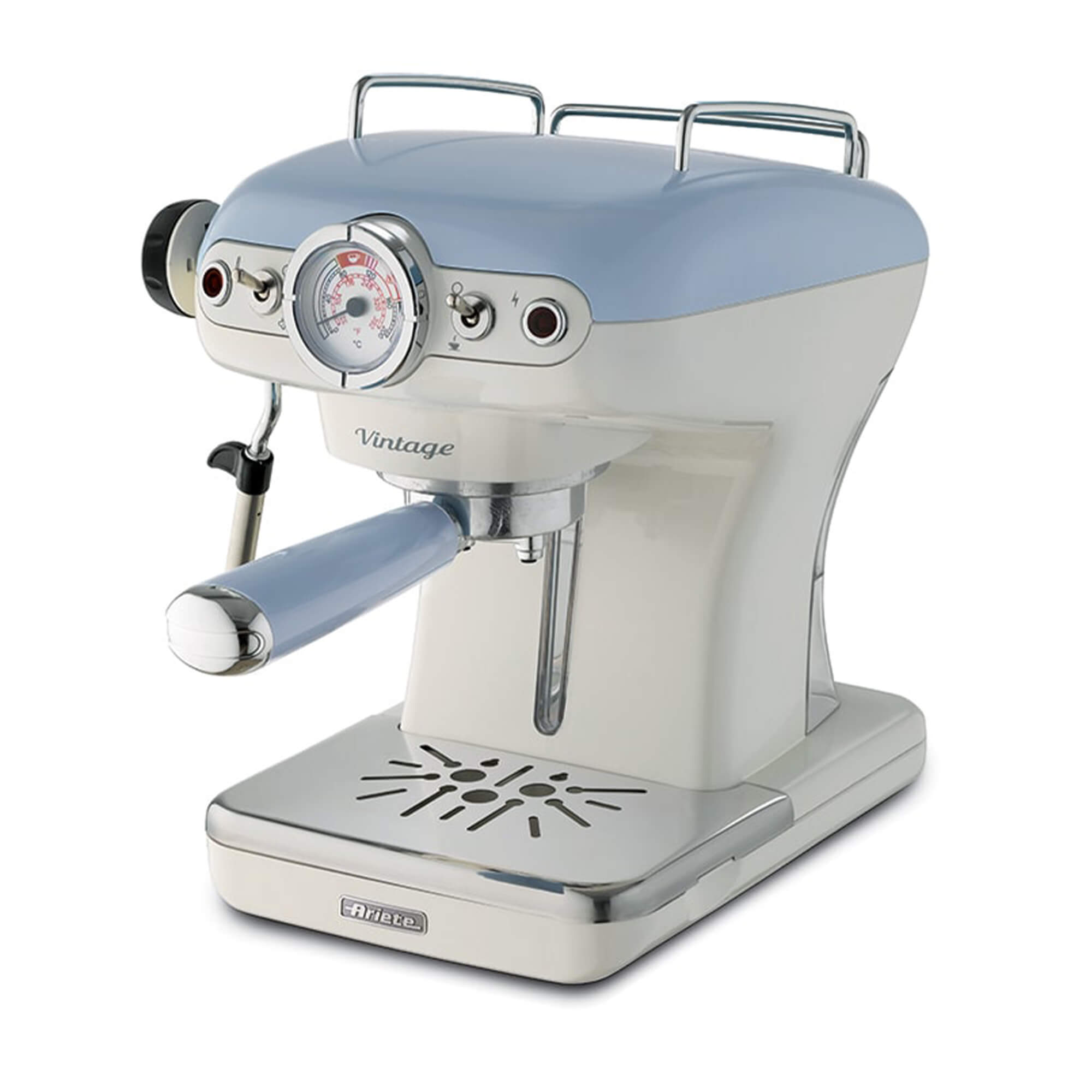 ARIETE - Vintage Espresso Coffee Maker - Blue - 1389/15 - Kitchenary