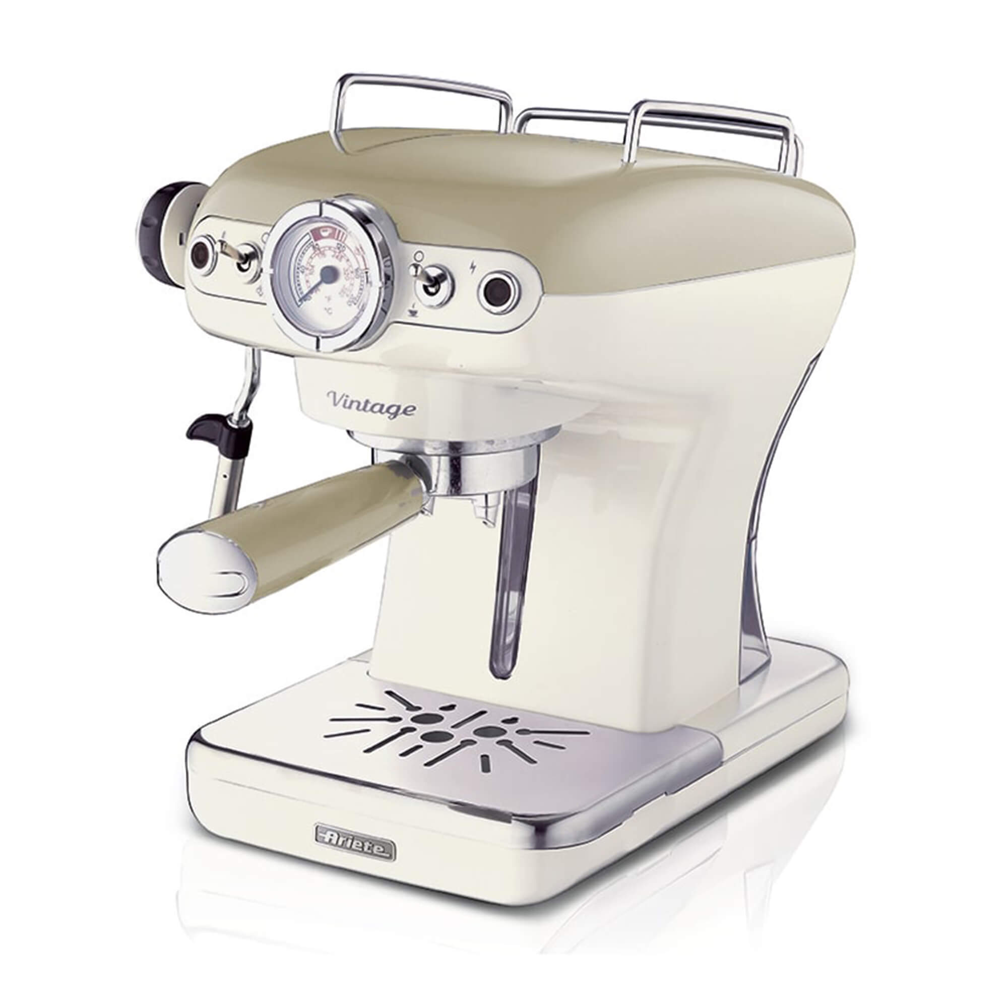 ARIETE - Vintage Espresso Coffee Maker - Cream - 1389/13 - Kitchenary