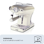 ARIETE - Vintage Espresso Coffee Maker - Cream - 1389/13 - Kitchenary