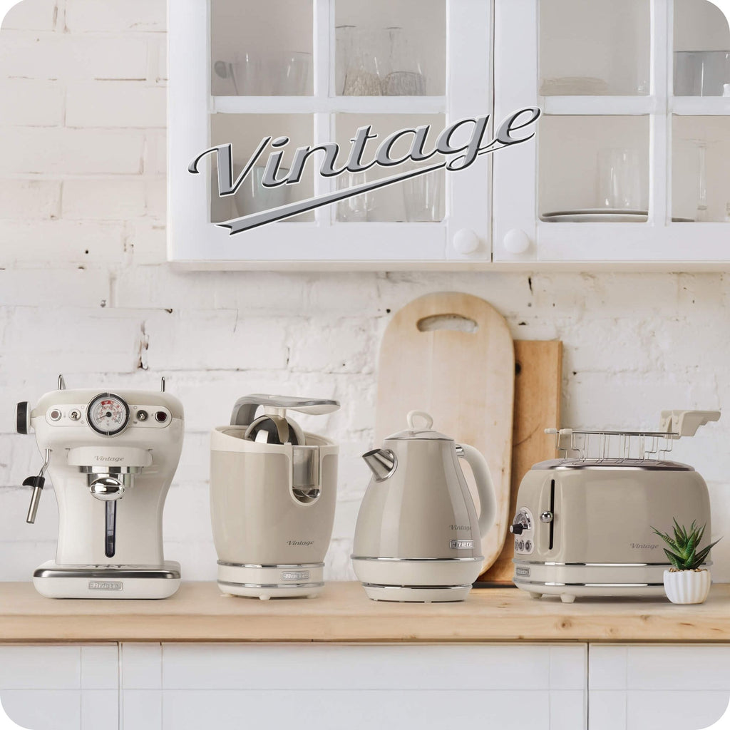 ARIETE - Vintage Espresso Coffee Maker - Cream - 1389/13 - Kitchenary