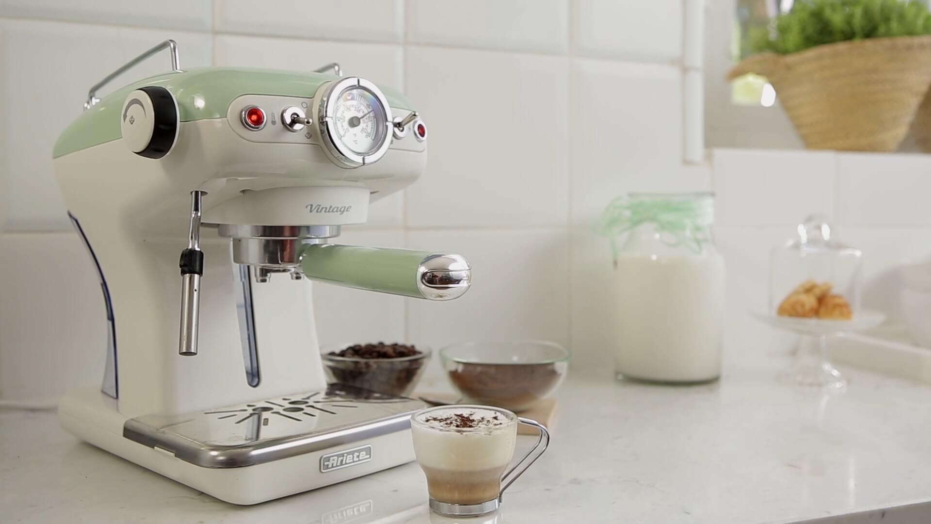 ARIETE - Vintage Espresso Coffee Maker - Green - 1389/14 - Kitchenary