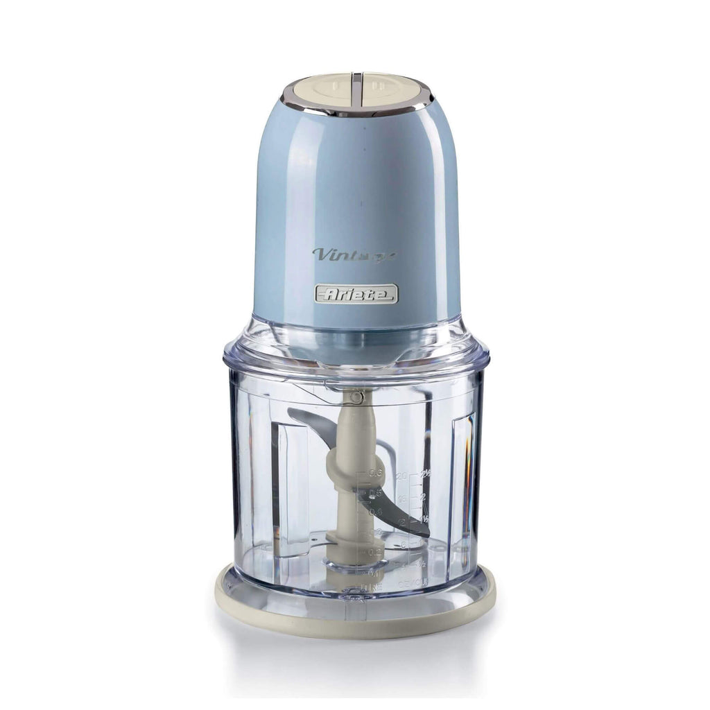 ARIETE - Vintage Mini Chopper - Blue  - 0438/05 - Kitchenary