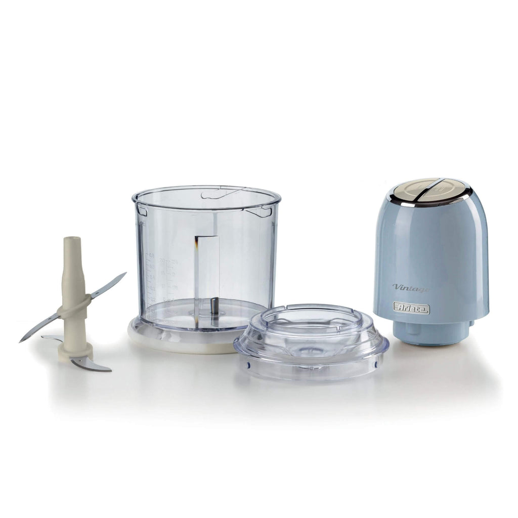 ARIETE - Vintage Mini Chopper - Blue  - 0438/05 - Kitchenary
