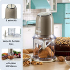 ARIETE - Vintage Mini Chopper - Cream  - 0438/03 - Kitchenary