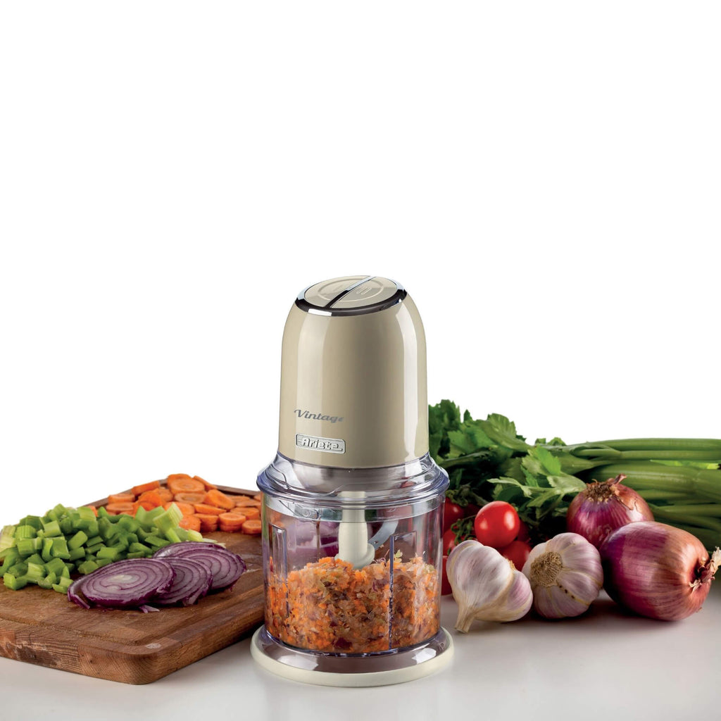 ARIETE - Vintage Mini Chopper - Cream  - 0438/03 - Kitchenary