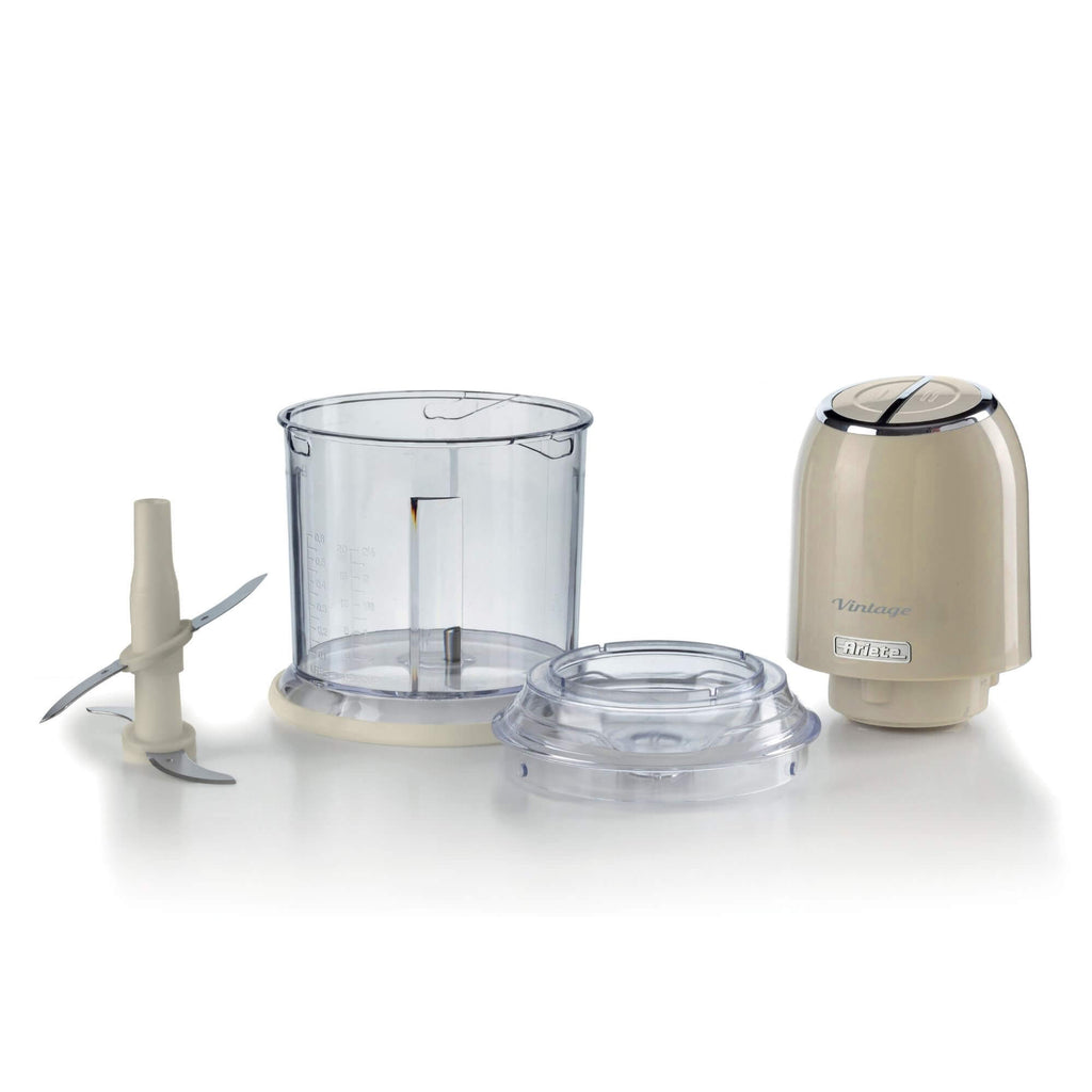 ARIETE - Vintage Mini Chopper - Cream  - 0438/03 - Kitchenary