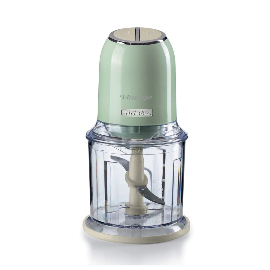 ARIETE - Vintage Mini Chopper - Green  - 0438/04 - Kitchenary