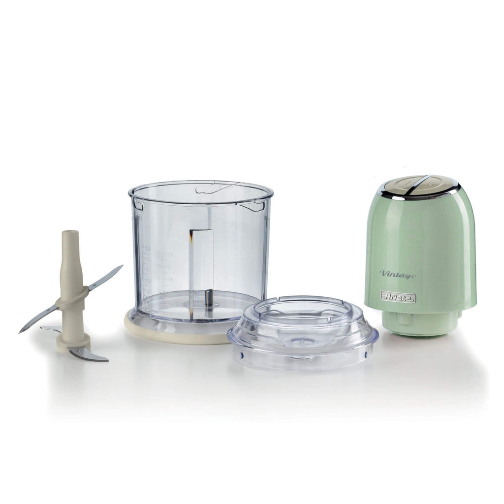 ARIETE - Vintage Mini Chopper - Green  - 0438/04 - Kitchenary