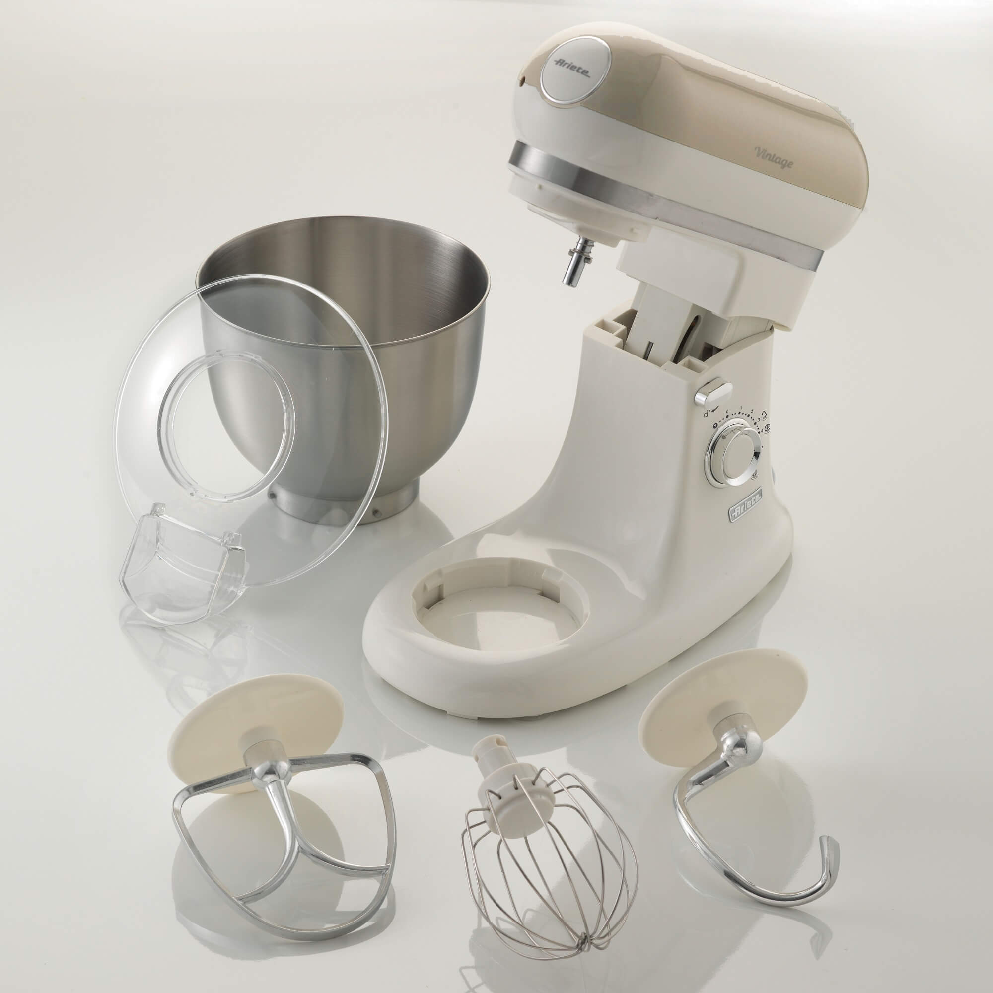 ARIETE - Vintage Stand Mixer - Beige - 1588/03 - Kitchenary