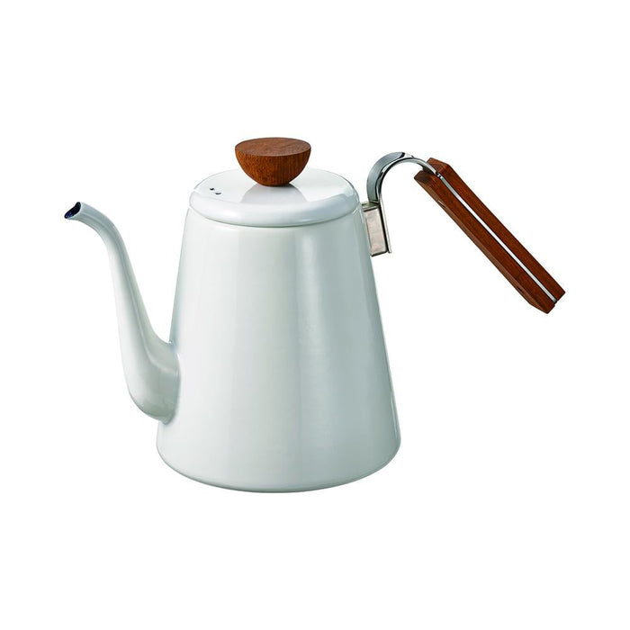 BDK-80-W - HARIO BDK-80-W Bona Enamel Coffee Drip Kettle (800ml) - Kitchenary