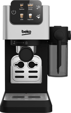 BEKO - CaffeExperto Semi Automatic Espresso Coffee Machine with Integrated Milk Jug - Silver - CEP5304X - Kitchenary