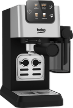 BEKO - CaffeExperto Semi Automatic Espresso Coffee Machine with Integrated Milk Jug - Silver - CEP5304X - Kitchenary