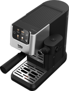 BEKO - CaffeExperto Semi Automatic Espresso Coffee Machine with Integrated Milk Jug - Silver - CEP5304X - Kitchenary