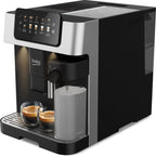 BEKO - CaffeExperto Bean to Cup Coffee Machine with Integrated Milk Jug - Silver - CEG7304X - Kitchenary