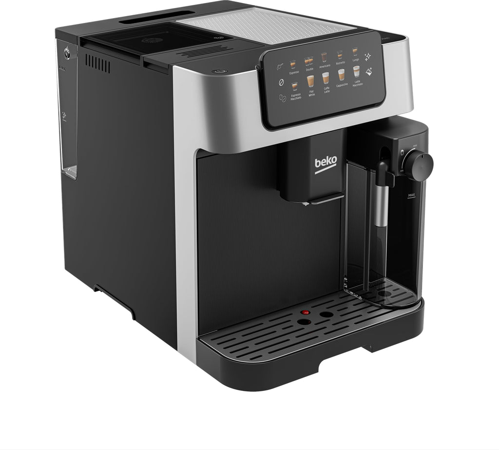 BEKO - CaffeExperto Bean to Cup Coffee Machine with Integrated Milk Jug - Silver - CEG7304X - Kitchenary