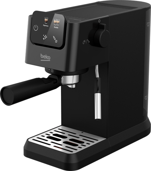 BEKO - CaffeExperto Manual Espresso Coffee Machine with Steam Wand - Black - CEG5302B - Kitchenary