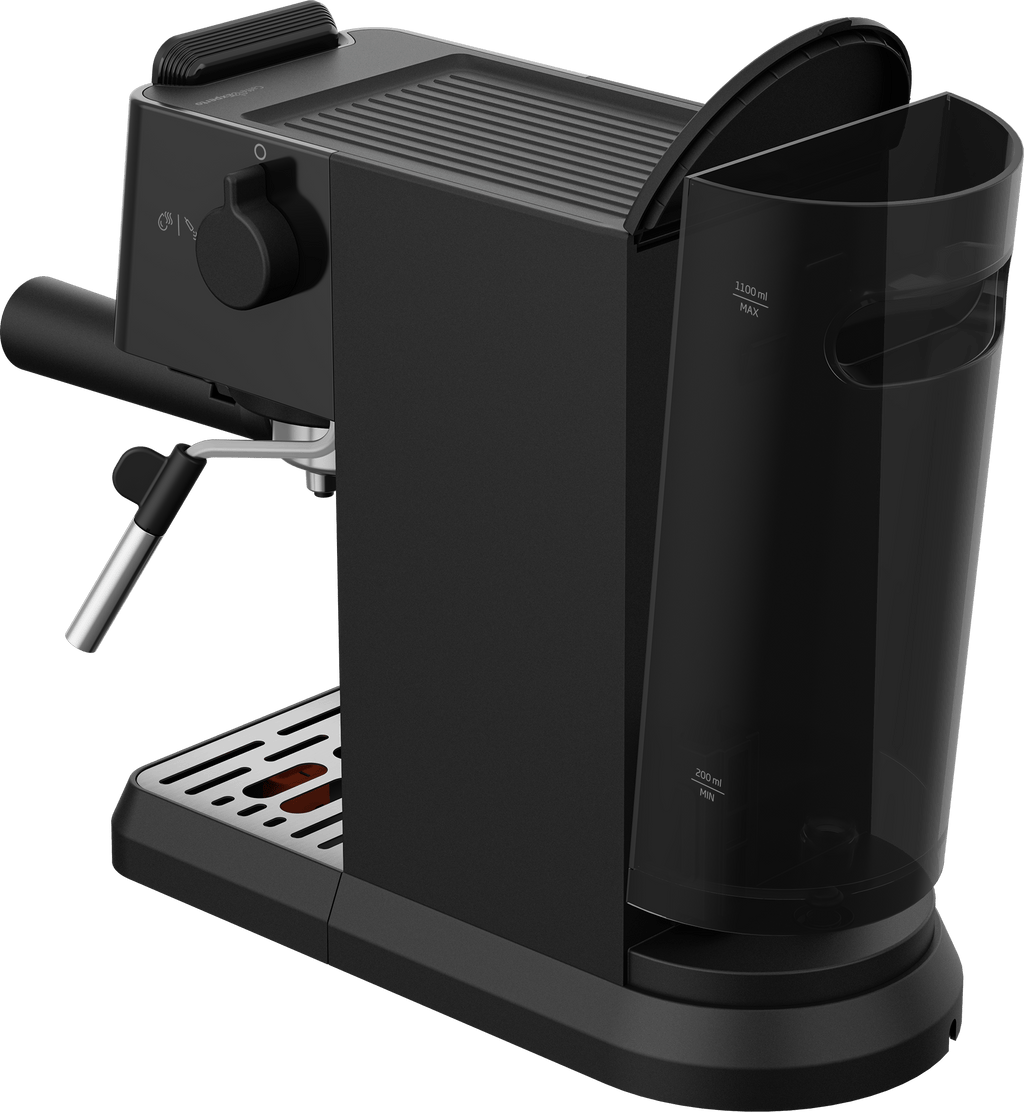 BEKO - CaffeExperto Manual Espresso Coffee Machine with Steam Wand - Black - CEG5302B - Kitchenary