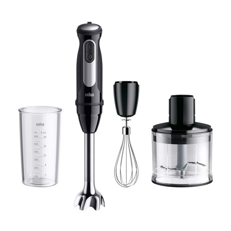 BRAUN - MultiQuick 5 Pro Hand Blender with chopper - MQ55236M - Kitchenary