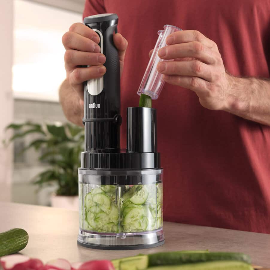 BRAUN - MultiQuick 5 Pro Hand Blender with food processor - MQ55755M - Kitchenary