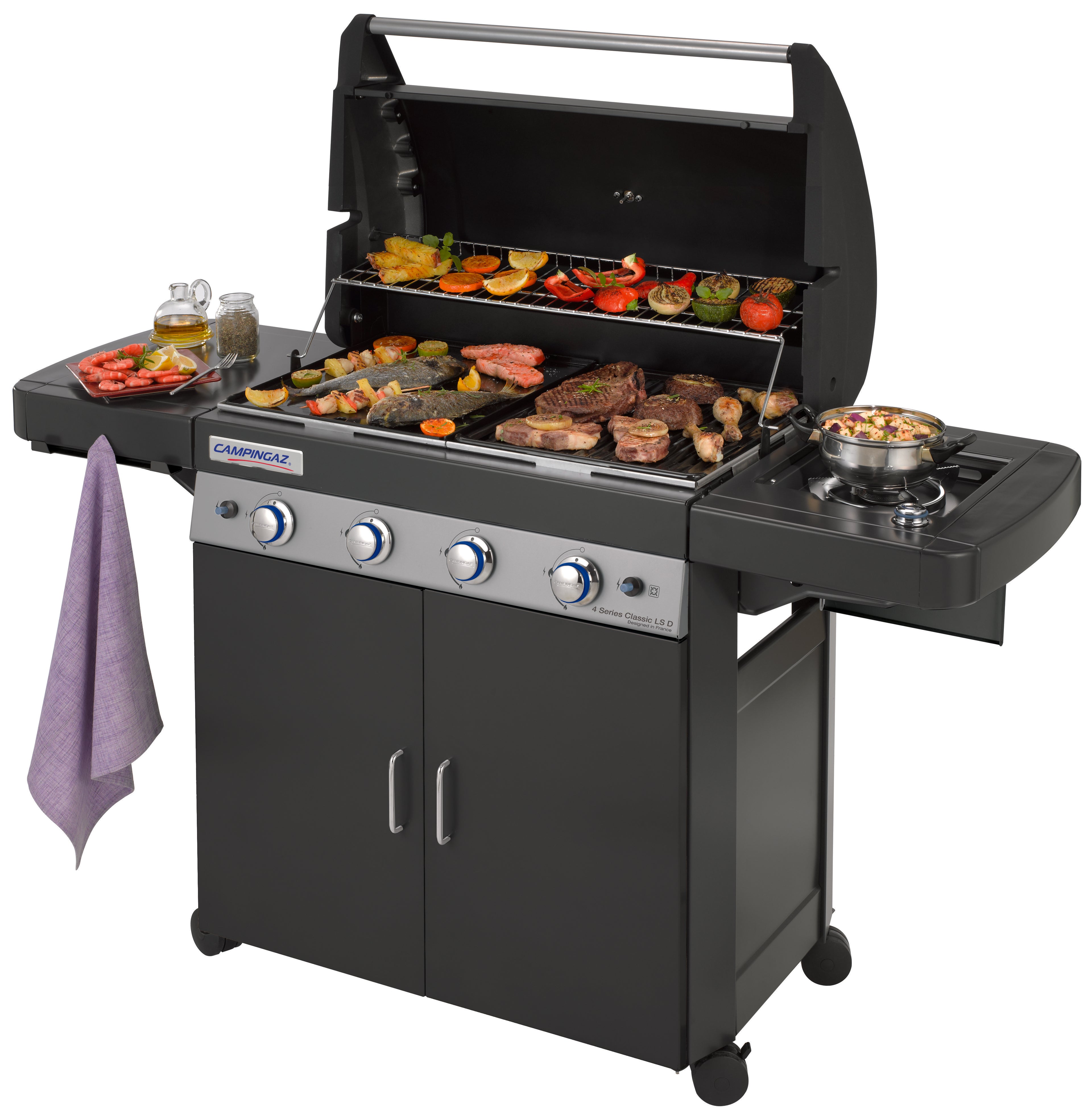 CAMPINGAZ - 4 Series Classic LS D Gas BBQ - Black - 2000032724 - Kitchenary