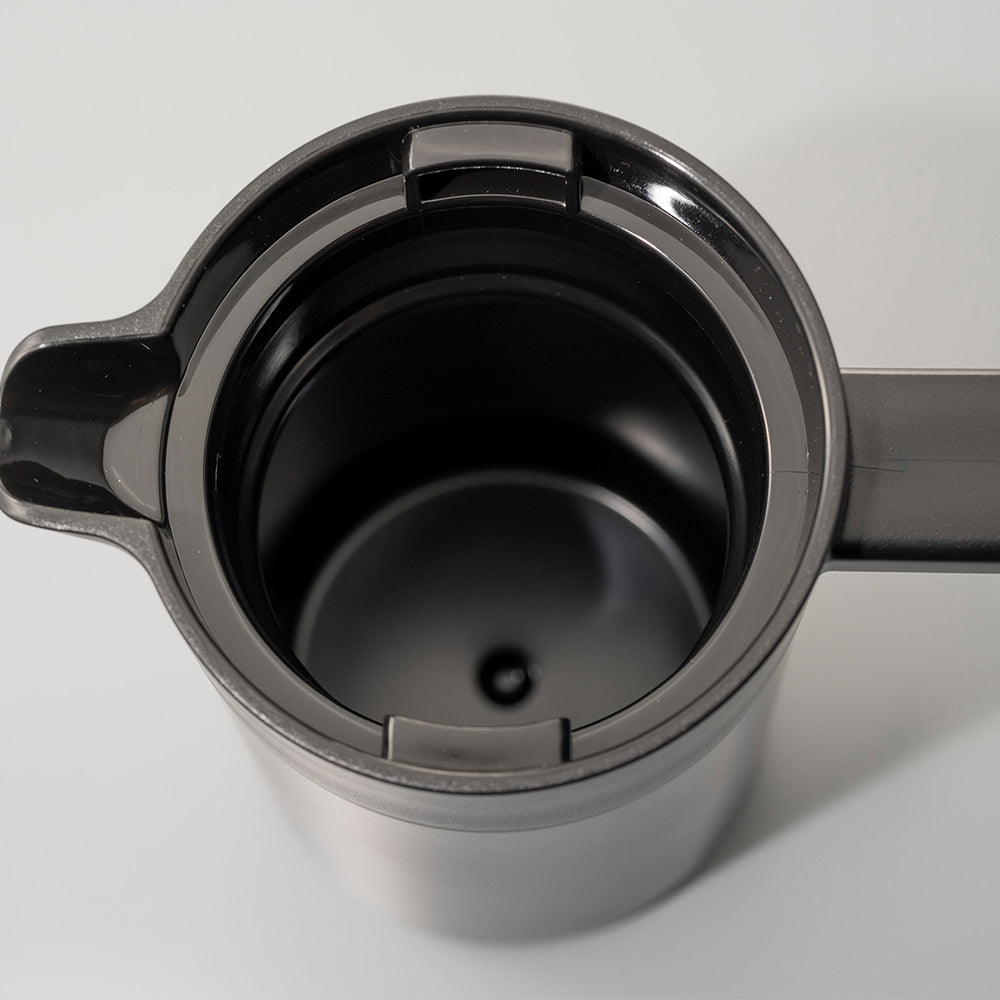 HARIO CHP-600-B Double-Walled Thermal Pot With Ceramic Coating - 600ml - Black