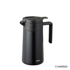 HARIO CHP-600-B Double-Walled Thermal Pot With Ceramic Coating - 600ml - Black