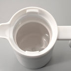 HARIO CHP-600-W Double-Walled Thermal Pot With Ceramic Coating - 600ml - White