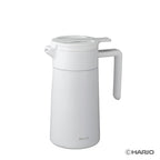 HARIO CHP-600-W Double-Walled Thermal Pot With Ceramic Coating - 600ml - White