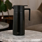 HARIO CHP-800-B Double-Walled Thermal Pot With Ceramic Coating - 800ml - Black
