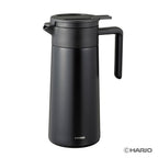 HARIO CHP-800-B Double-Walled Thermal Pot With Ceramic Coating - 800ml - Black