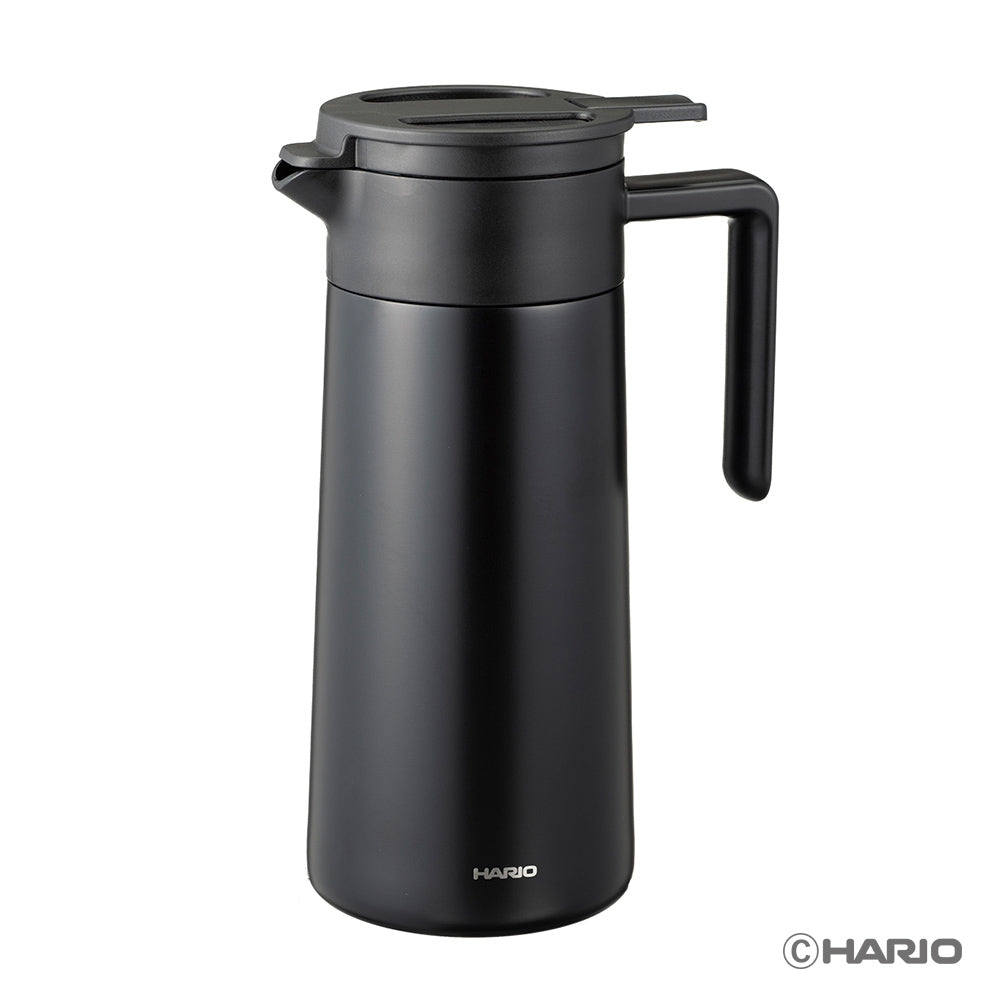 HARIO CHP-800-B Double-Walled Thermal Pot With Ceramic Coating - 800ml - Black