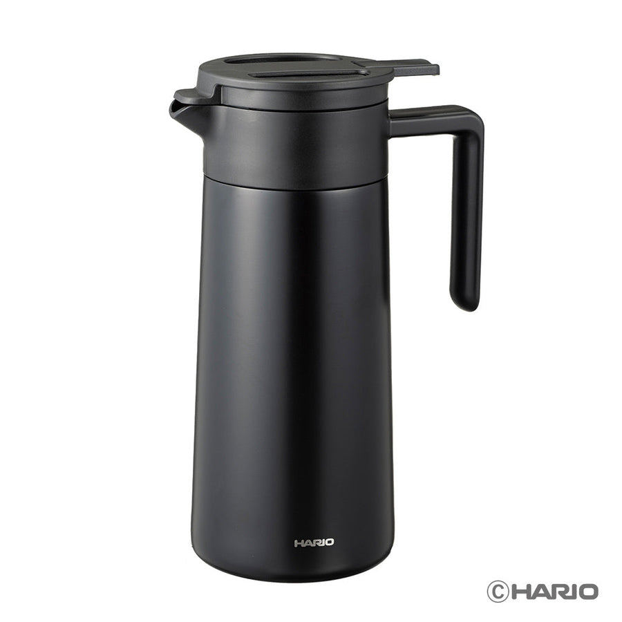 HARIO - Double-Walled Thermal Pot With Ceramic Coating - 800ml - Black - CHP-800-B - Kitchenary
