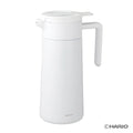 HARIO CHP-800-W Double-Walled Thermal Pot With Ceramic Coating - 800ml - White