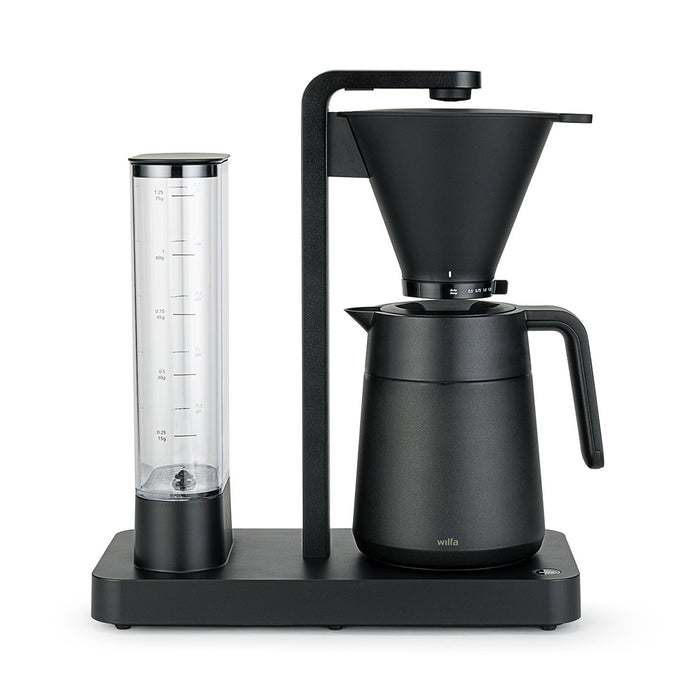 Wilfa Performance Thermo Coffee Maker (Black) and Svart Coffee Grinder (Silver) Bundle