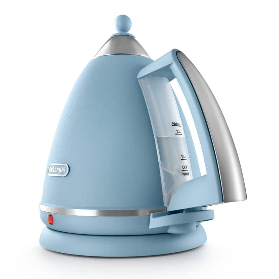 DELONGHI - 1.7L Argento Kettle - Blue - KBX3016.AZ - Kitchenary