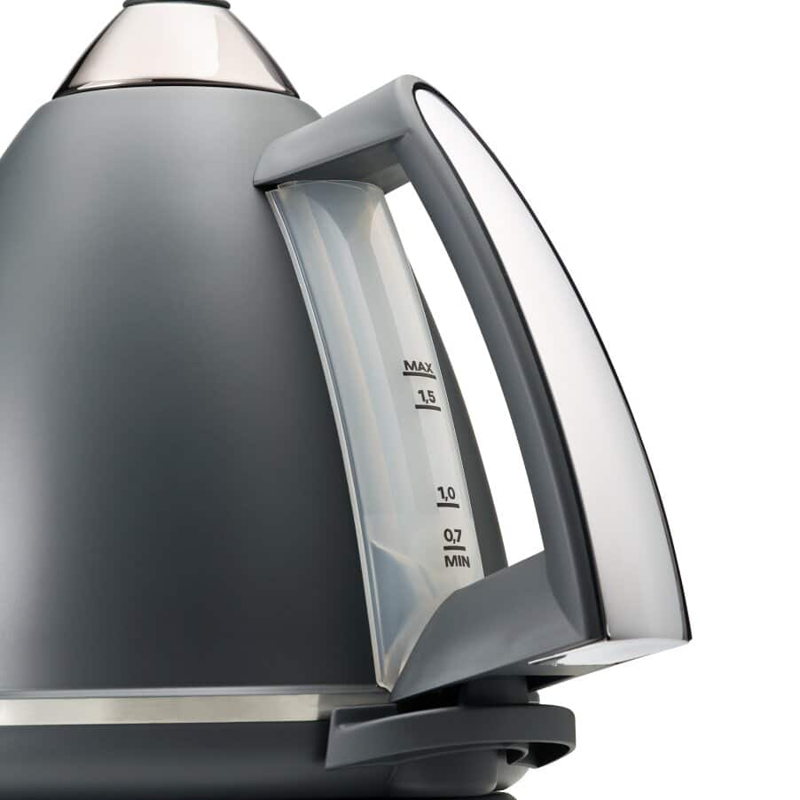 DELONGHI - 1.7L Argento Kettle - Silva Grey - KBX3016.GY - Kitchenary
