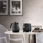 DELONGHI - 1.7L Ballerina Kettle - Black - KBD3001.BK - Kitchenary