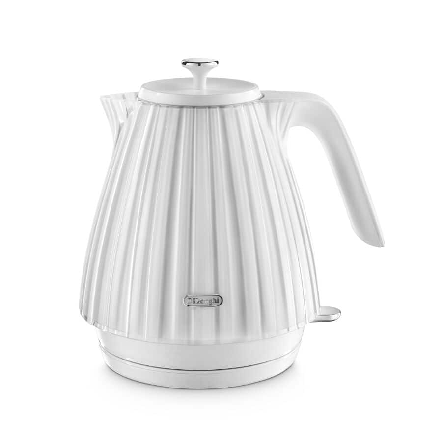 DELONGHI - 1.7L Ballerina Kettle - White  - KBD3001.W - Kitchenary