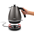 DELONGHI - 1.7L Distinta X Kettle - Titanium - KBIN3001.TB - Kitchenary