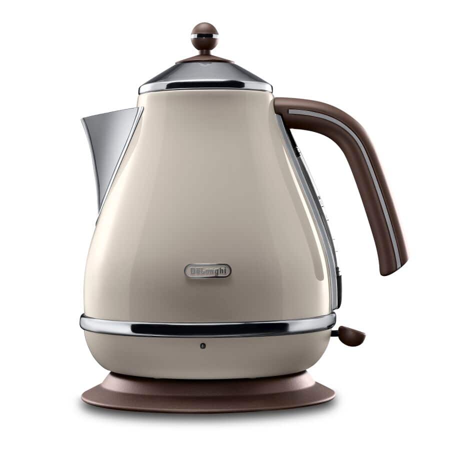 DELONGHI - 1.7L Icona Vintage Kettle - Beige - KBOV3001.BG - Kitchenary
