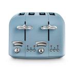 DELONGHI - 4 Slice Argento Toaster - Blue - CT04.AZ - Kitchenary