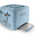 DELONGHI - 4 Slice Argento Toaster - Blue - CT04.AZ - Kitchenary
