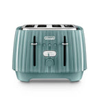 DELONGHI - 4 Slice Ballerina Toaster - Laguna Green  - CTD4003.GR - Kitchenary